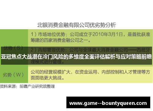 亚冠焦点大战潜在冷门风险的多维度全面评估解析与应对策略前瞻 亚冠焦点大战潜在冷门风险的多维度全面评估解析与应对策略前瞻